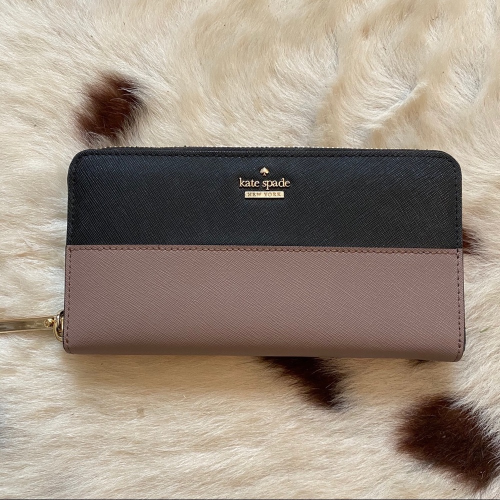 kate spade spencer zip around continental wallet